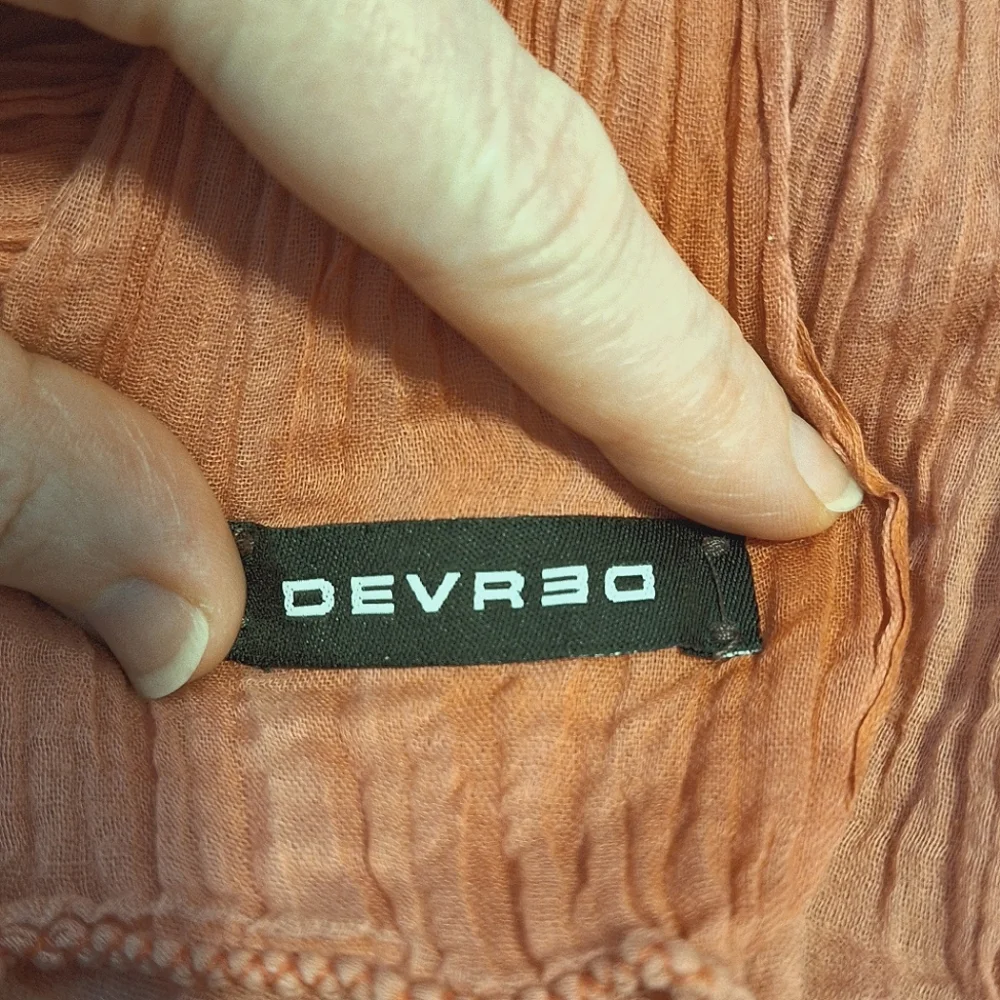 DEVRED | Peach Cotton Scarf